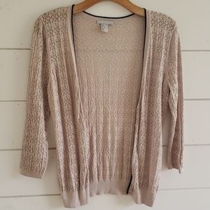 H&M grayish pinkish cardigan
